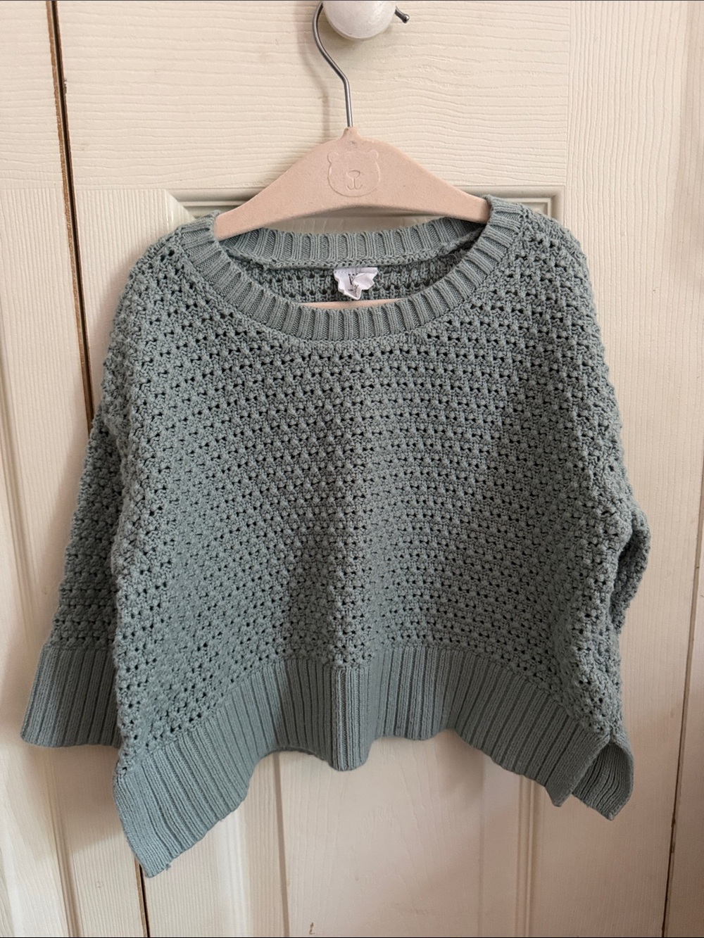 GAP Textured Crewneck Sweater - Sage